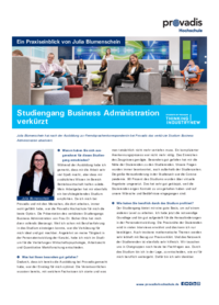 Erfahrungsbericht Studiengang Business Administration verkürzt