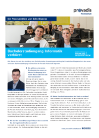 Erfahrungsbericht: Bachelorstudiengang Informatik verkürzt