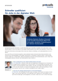 Das Studienmodell und die Vorteile in einem Kurzinterview erklärt