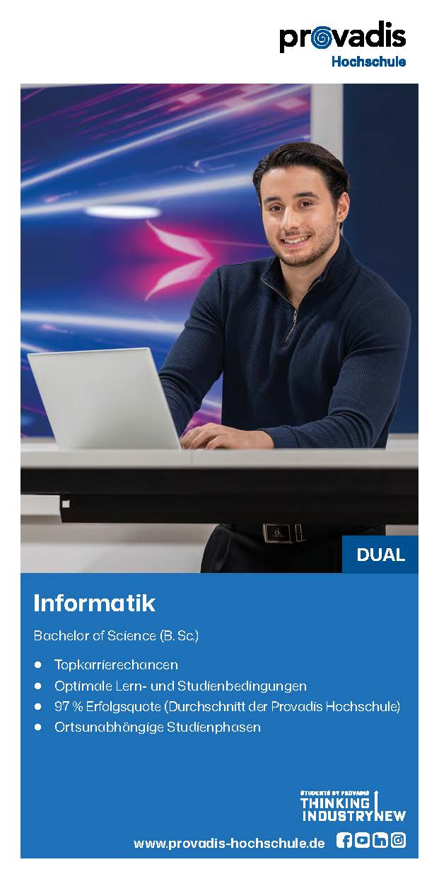 Factsheet Bachelor Informatik dual Factsheet Bachelor Informatik dual