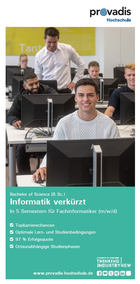 Factsheet Bachelor Informatik verkürzt Factsheet Bachelor Informatik verkürzt